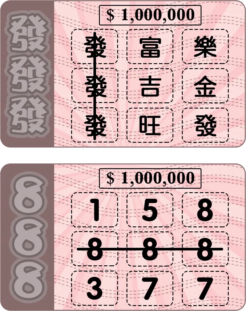 RG電子一路連發刮刮樂遊戲玩法
